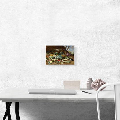 Still Life With Vegetables And a Rabbit