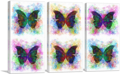 Black Dark Butterfly Wings Insect White