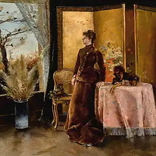 ALFRED STEVENS Canvas Art Prints