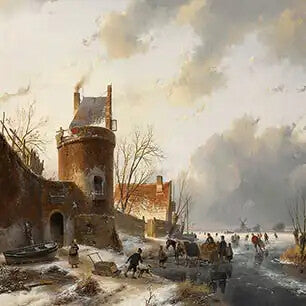 ANDREAS SCHELFHOUT Canvas Art Prints
