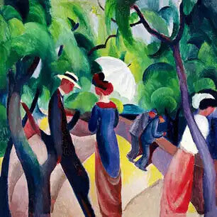 AUGUST MACKE Canvas Art Prints