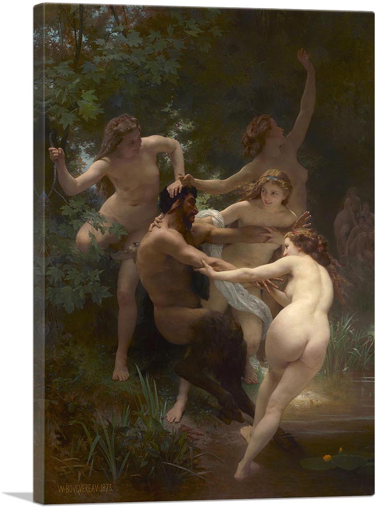 Nymphs And Satyr