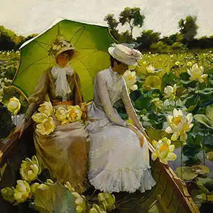 CHARLES COURTNEY CURRAN Canvas Art Prints