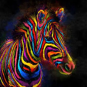 COLORFUL ANIMALS Canvas Art Prints
