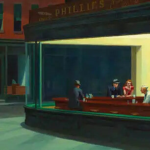 EDWARD HOPPER Canvas Art Prints