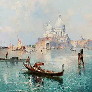FRANZ RICHARD UNTERBERGER Canvas Art Prints