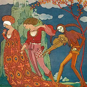 GEORGE BARBIER Canvas Art Prints