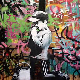 GRAFFITI Canvas Art Prints