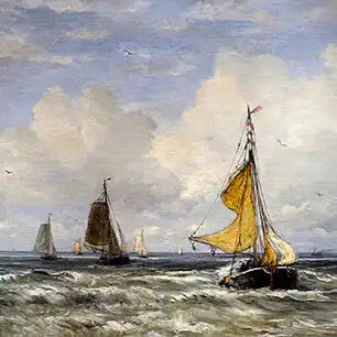 HENDRIK WILLEM MESDAG Canvas Art Prints