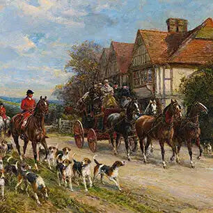 HEYWOOD HARDY Canvas Art Prints