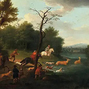 JOHANN GEORG DE HAMILTON Canvas Art Prints