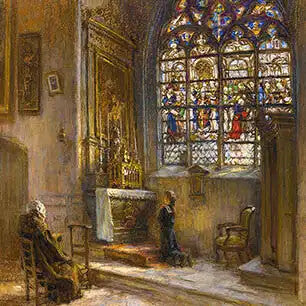 LEON AUGUSTIN LHERMITTE Canvas Art Prints