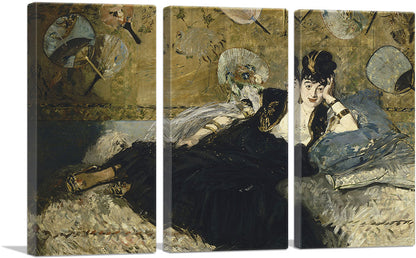 Woman with Fans 1873
