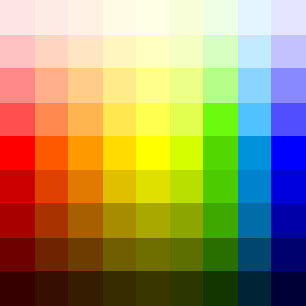 Multi-Colored menu