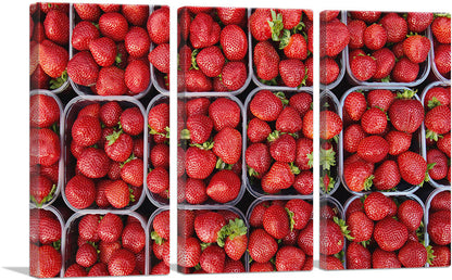 Strawberries Pattern Supermarket decor