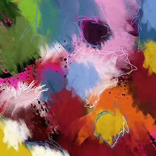 PAINT SPLATTER Canvas Art Prints