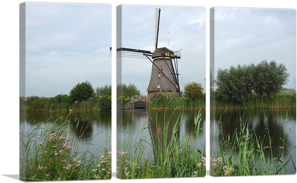 Netherlands, Windmill on a River