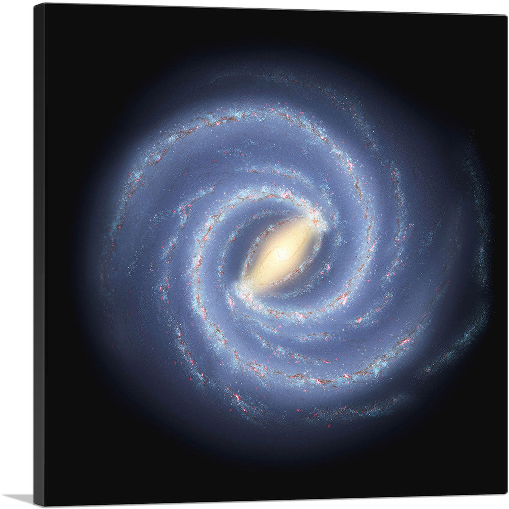 Symphony Spiral Galaxy in Blue