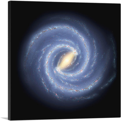 Symphony Spiral Galaxy in Blue