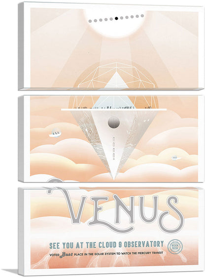 Venus Cloud 9 Observatory NASA Poster