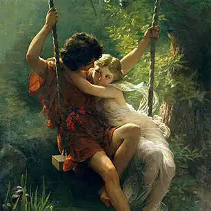 PIERRE AUGUSTE COT Canvas Art Prints