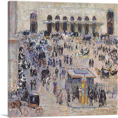 Place Du Havre And Saint-Lazare Train Station 1893