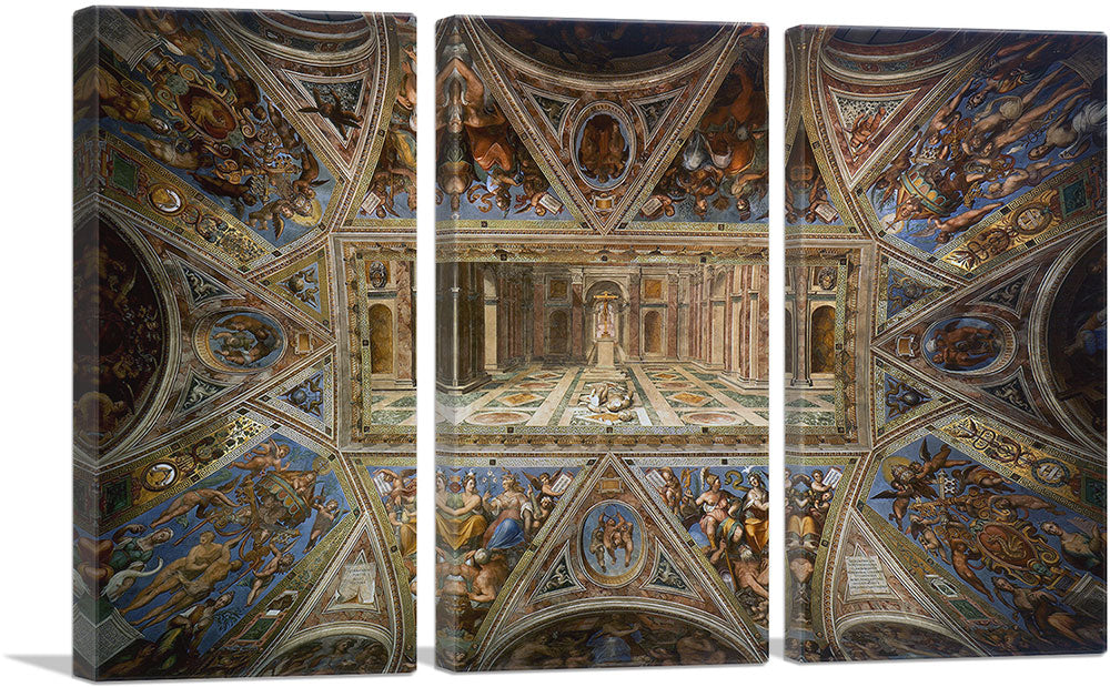 Ceiling of Constantine Sala di Costantino Vatican Museums