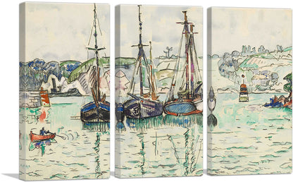 Three Sail Boats