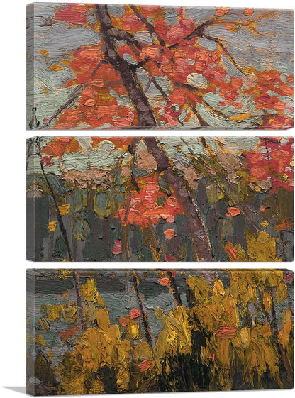 Twisted Maple Red Tree Fall 1914