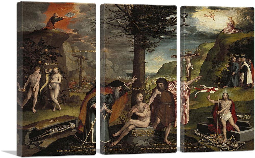 Allegory Of Old And New Testaments Early 1530